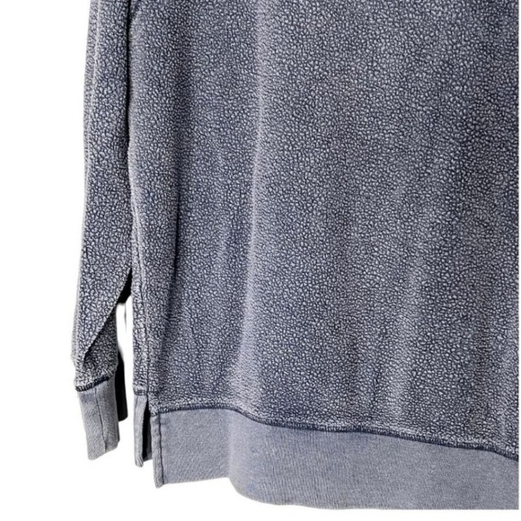 (A55) PINK by Victoria Secret Fuzzy Knit Crewneck Pullover Sweatshirt Blue, M - Picture 5 of 9